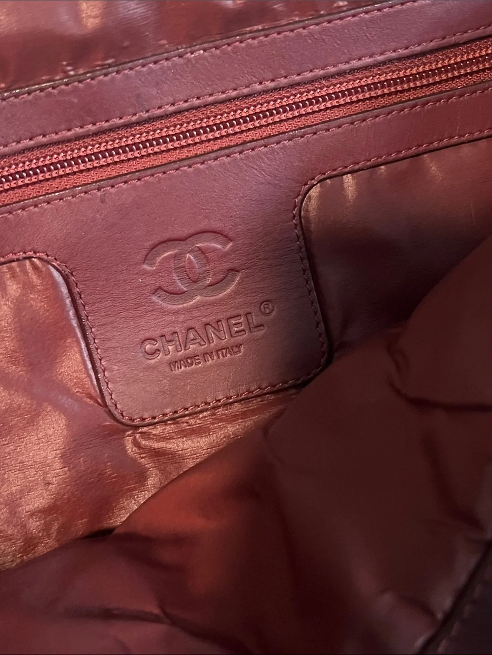 ♥️ CHANEL Coco Cocoon Burgundy Tote